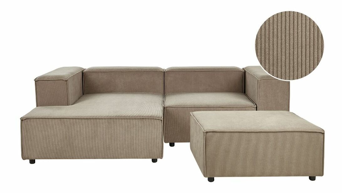 Colțar cu taburete Afrika (maro) (D)