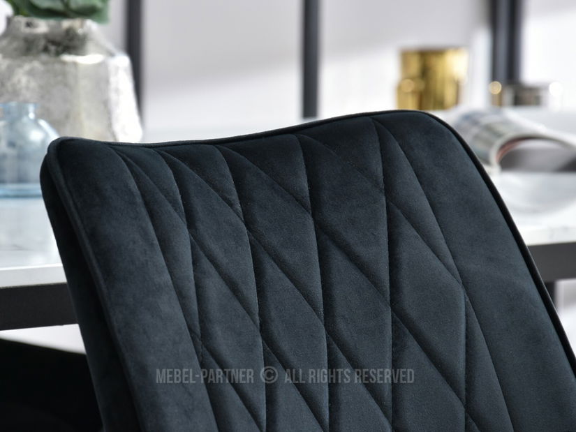 Scaun Aron (negru + auriu)