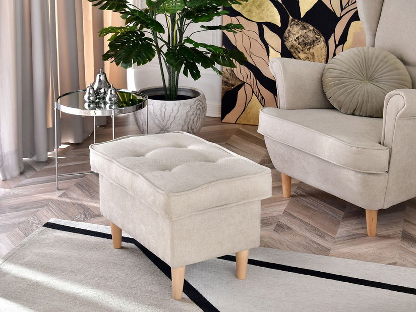 Kreslo ušiak Margis (čierna)