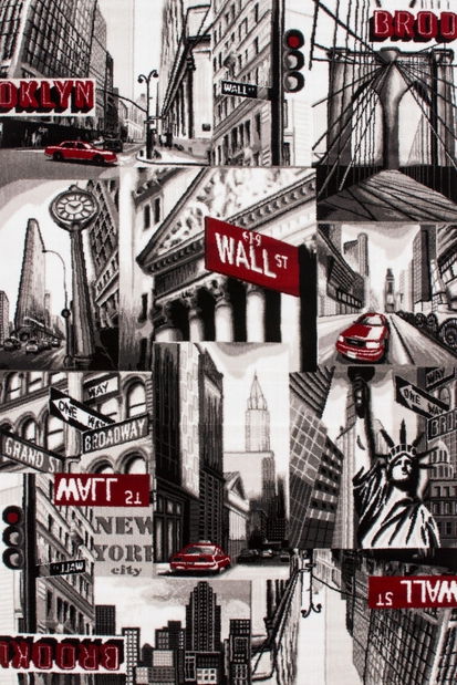 Kusový koberec Metro 941 Silver