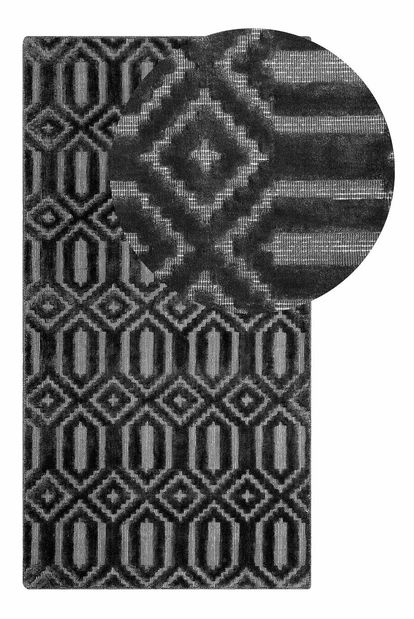 Covor 150 cm Adente (gri închis)