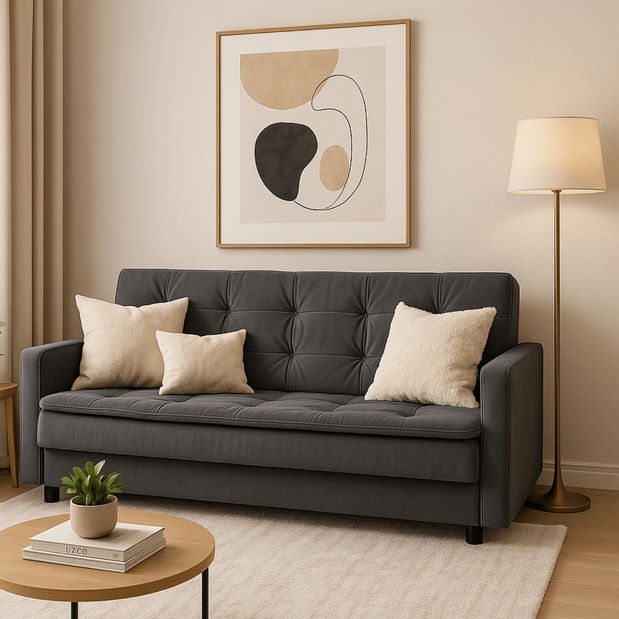 Canapea Starlo (gri) 