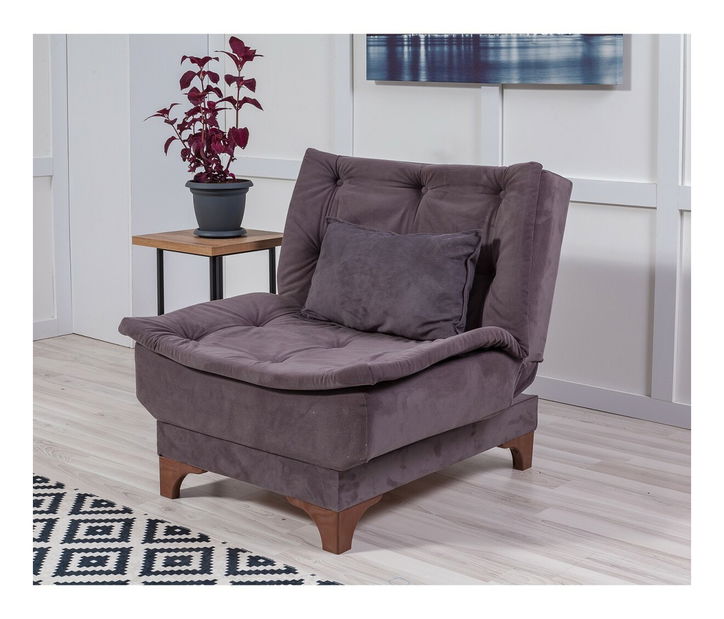 Relaxačné kreslo Klaudi B (antracit) *výpredaj