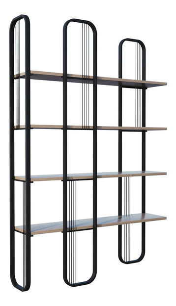 Regál Pedanu 1 (fekete)