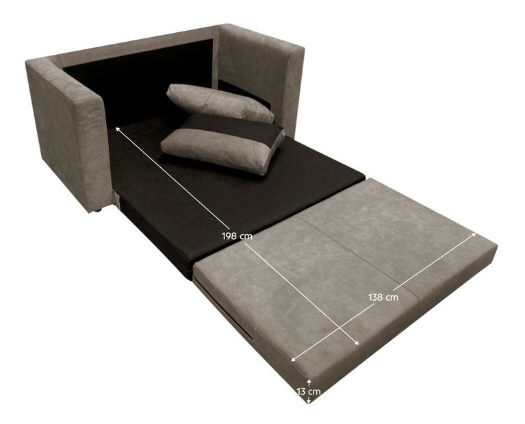 Sofa Baya (sivo-smeđa Taupe)