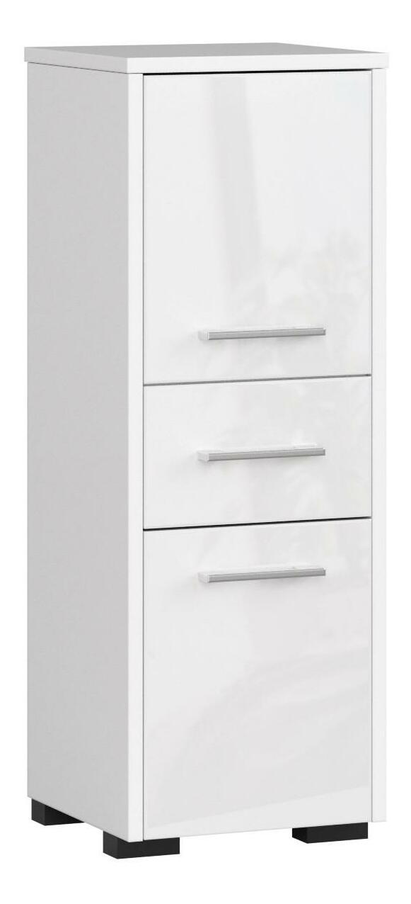 Kúpeľňová skrinka Farid TYP6 (lesk biely)