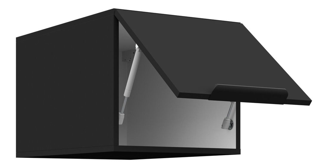 Dulap superior de bucătărie Sienla 40 NAGU 36 1F (negru mat)