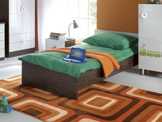 Jednolôžková posteľ 90 cm BRW RINGO LOZ/90 