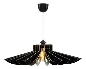 Stropné svietidlo Desalonssa 1 (čierna)