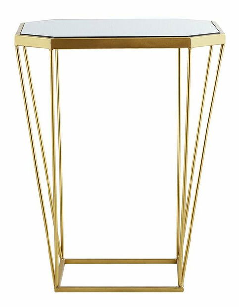 Set 2 ks. konferenčných stolíkov SIENE (MDF) (zlatá)