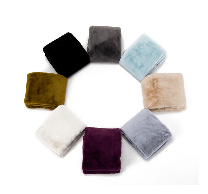 Szőrös pléd 150x180 cm Rarea new (bézs)