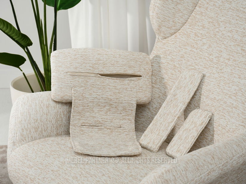 Fotelja Irma (krem + bež)