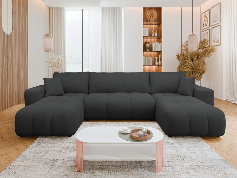 Kutna garnitura U Lorew U (antracit)