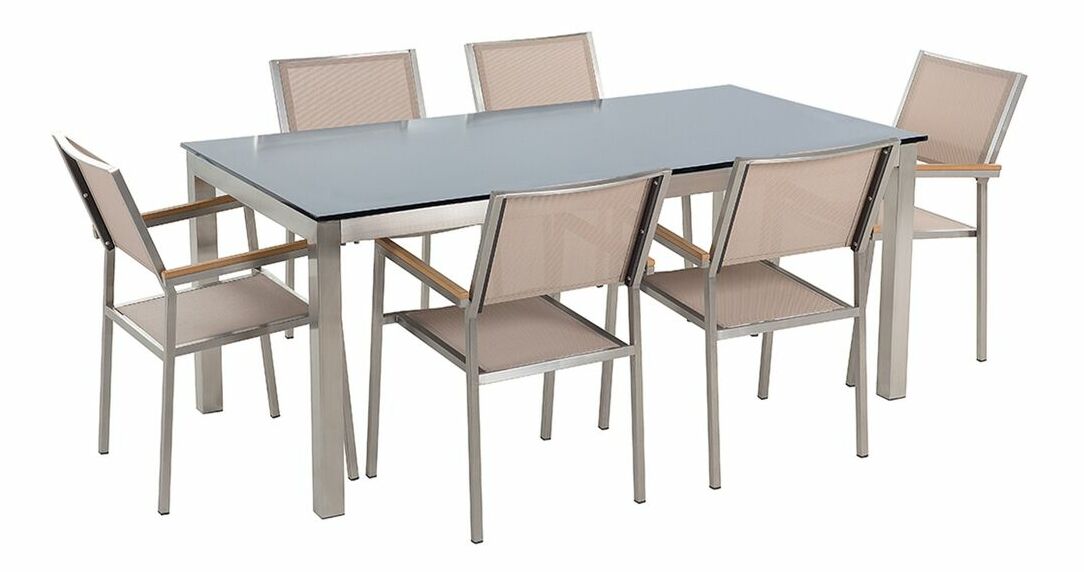 Kerti étkező szett Grosso (homokbézs)