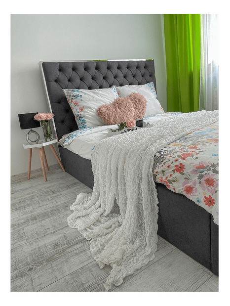 Franciaágy 180 cm Nadina (ágyráccsal)