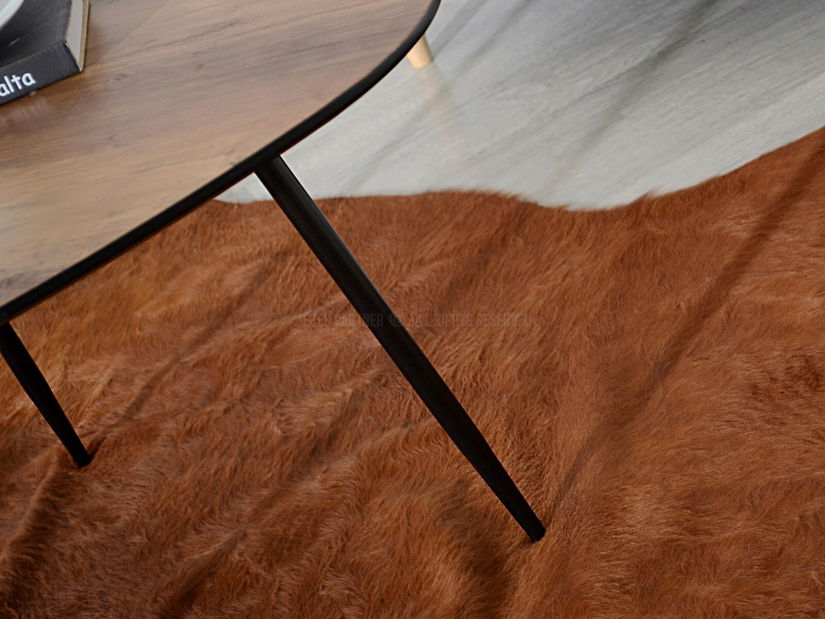 Dohányzóasztal Rossi Xl (dió + fekete)