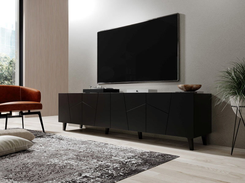 TV stolík Ela (čierna)