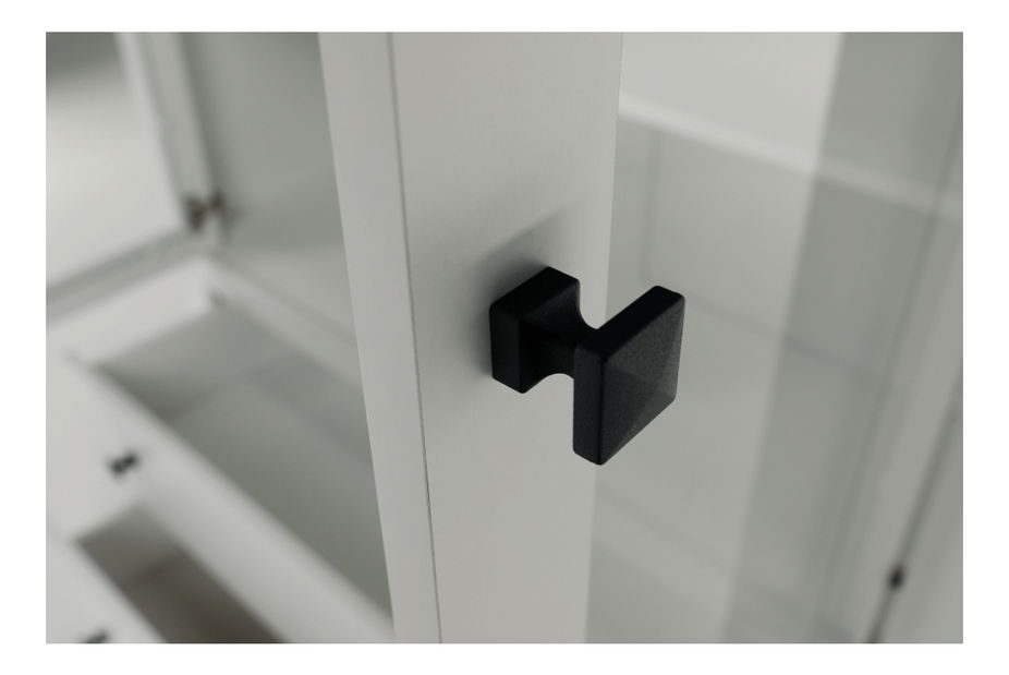 Vitrína Leoras MZ5 (biela + dub grand)