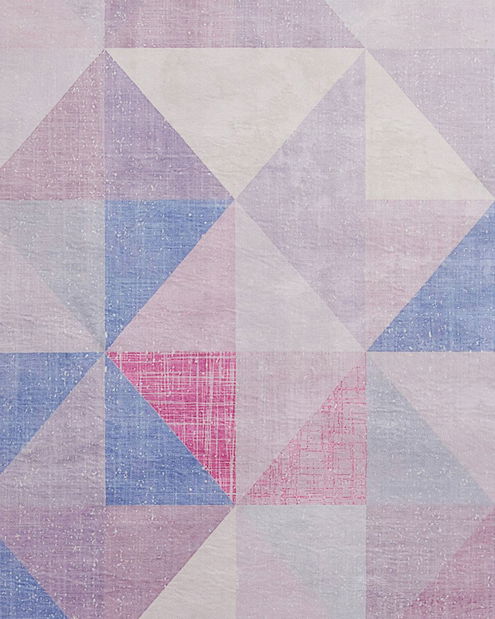 Szőnyeg 80x150 cm KARTALY (poliészter) (kék)