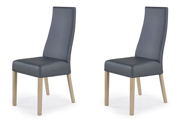 Set blagovaonskih stolica 2 kom. Kordian (hrast sonoma + siva) *rasprodaja 