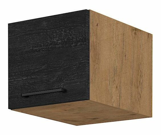 Felső konyhaszekrény Virion 40 NAGU 36 1F (lancelot tölgy + sötét fa)