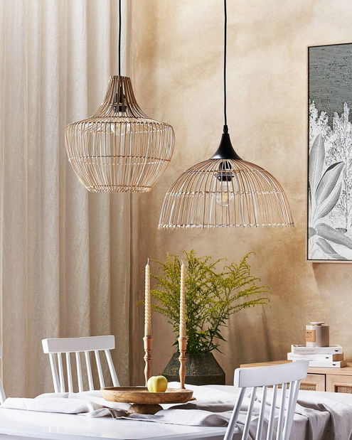 Závesné svietidlo Bernardo (prírodná)