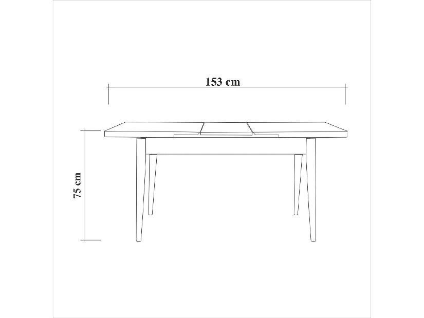 Set mobilier sufragerie Duvasa 26 (alb) (pentru 4 persoane)