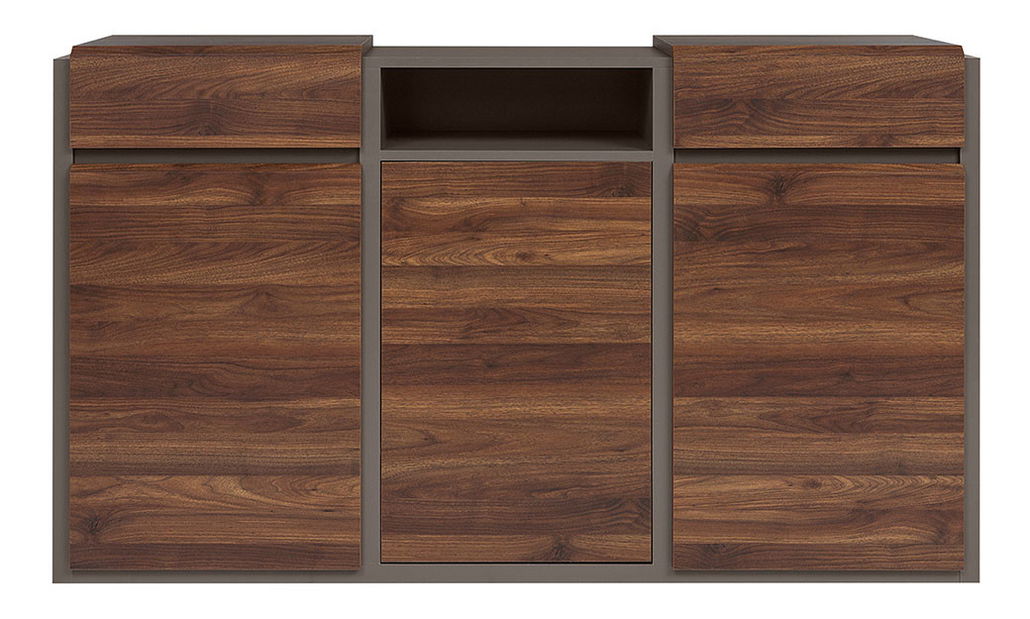 Komoda BRW Author KOM3D2S/10/16 (Láva + Orech Columbia)