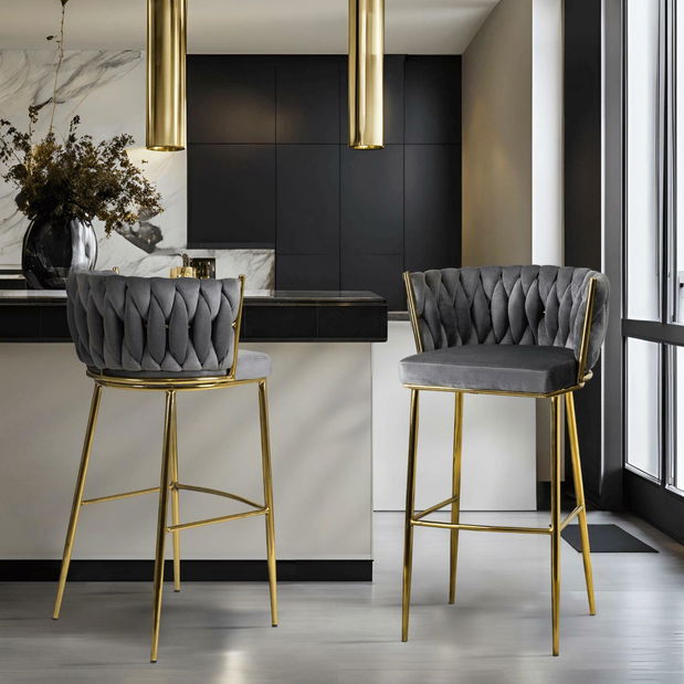 Scaun bar Frenar 2 (gri) 