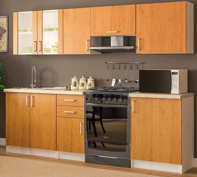 Kuchyňa Vika 240 cm jelša