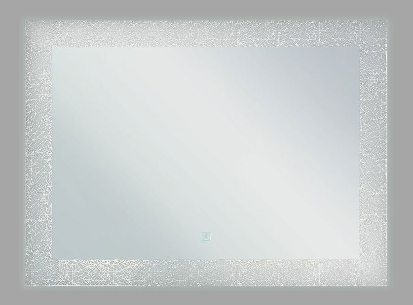 Nástenné zrkadlo Nexza (strieborná)