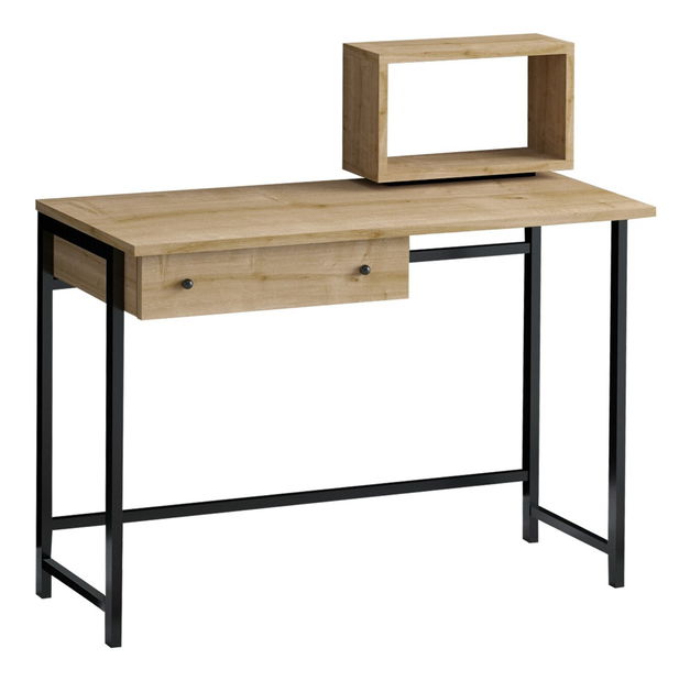 Masă PC Aliex 3 (stejar + negru)