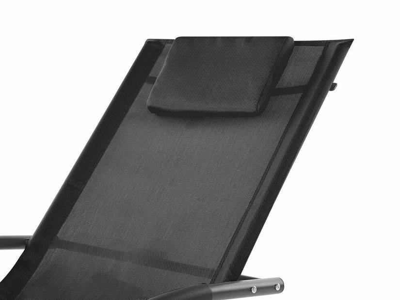 Vrtna ležaljka za ljuljanje Carro (crna)