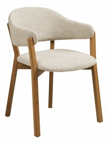 Scaun de sufragerie Delina 2 (natural + bej)