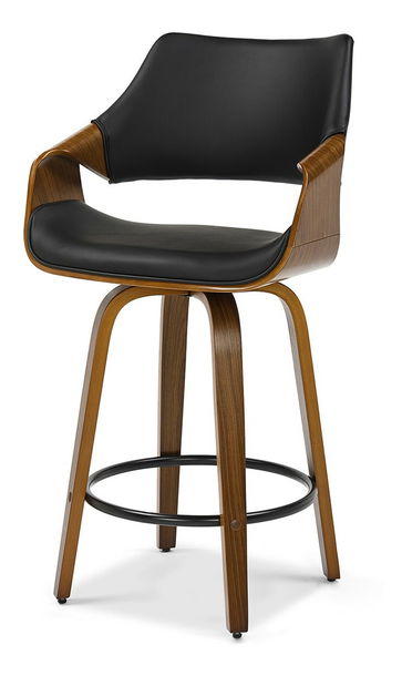 Scaun bar Rolenzono H65 (negru)