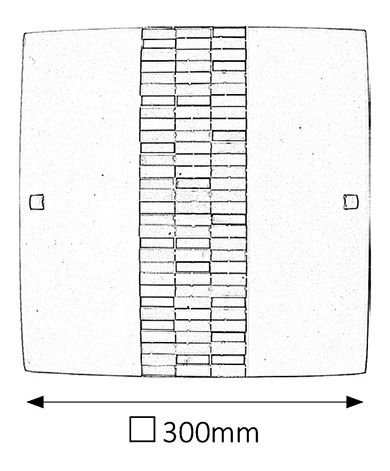 Mennyezeti lámpa Domino 3932 (opálüveg + fekete + szürke)