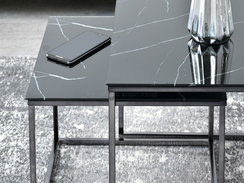 Konzolasztal Prana Law (fekete)