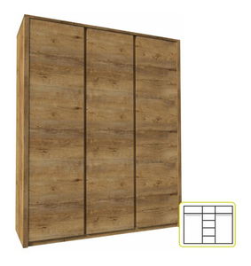 Šatníková skriňa Modestus S3D