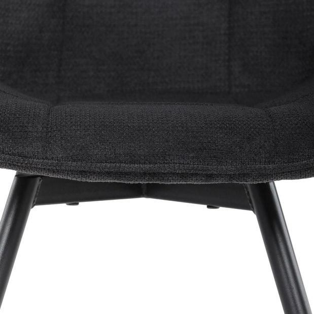 Scaun sufragerie Humanes (negru)