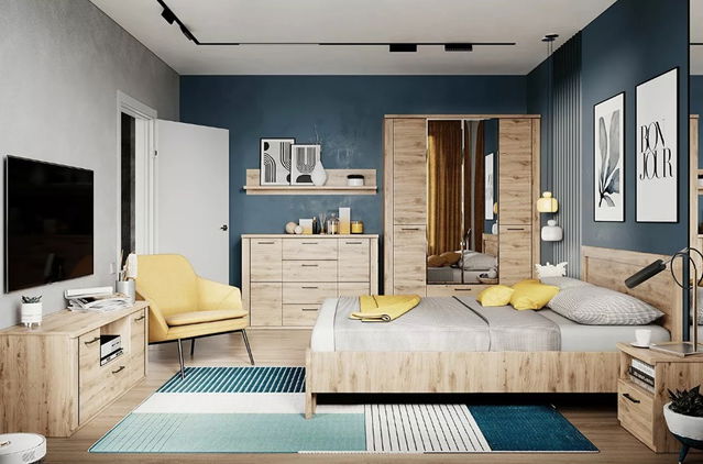 Spálňa Doris (dub navarra)