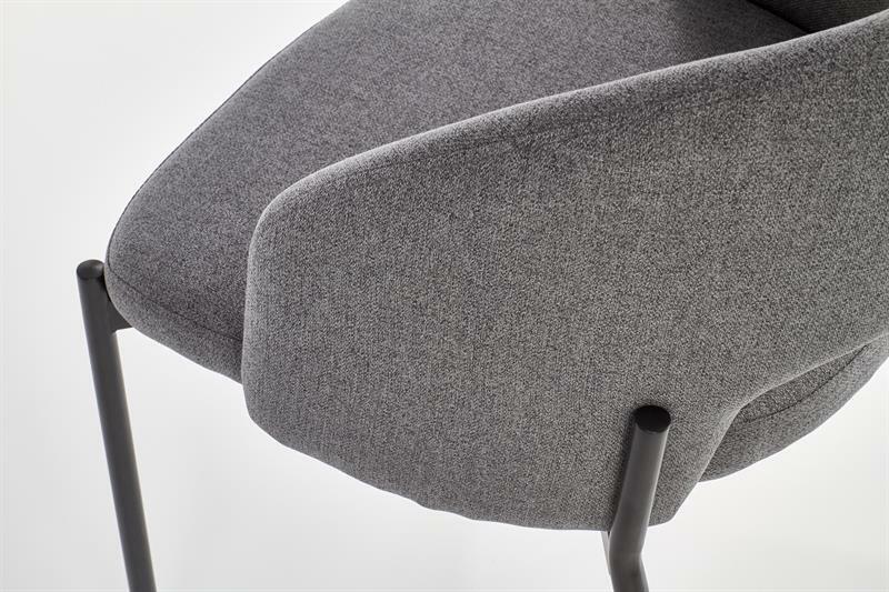 Jedálenská stolička Clidwell (sivá)