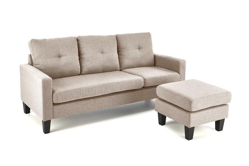 Sofa s tabureom Gerdon (bež)