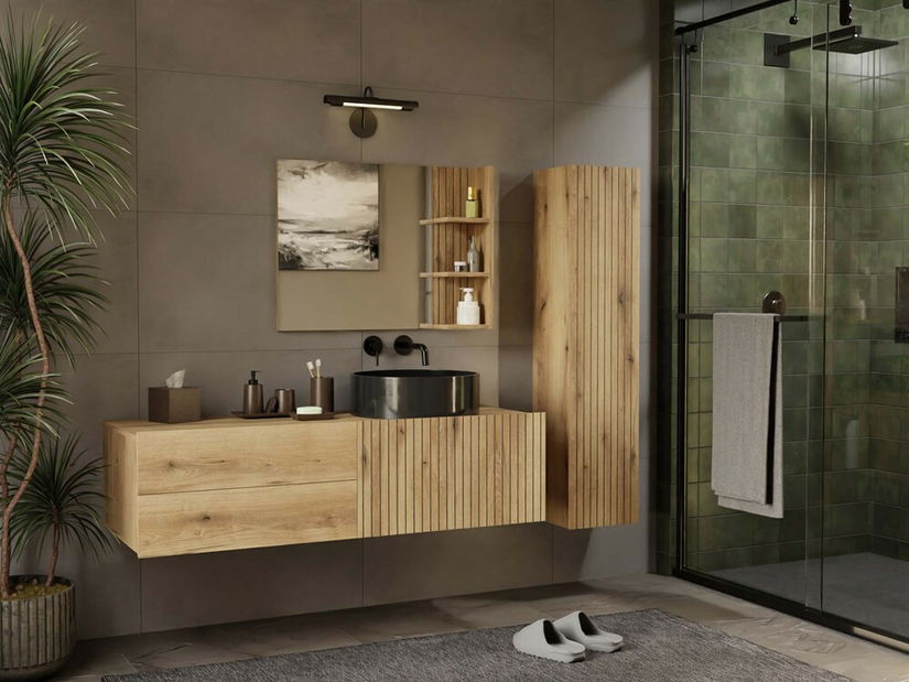 Dulap sub lavoar Terca 2 (stejar evoke)