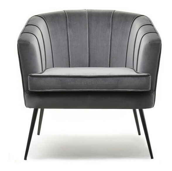 Fotoliu Etimee F (gri + auriu)