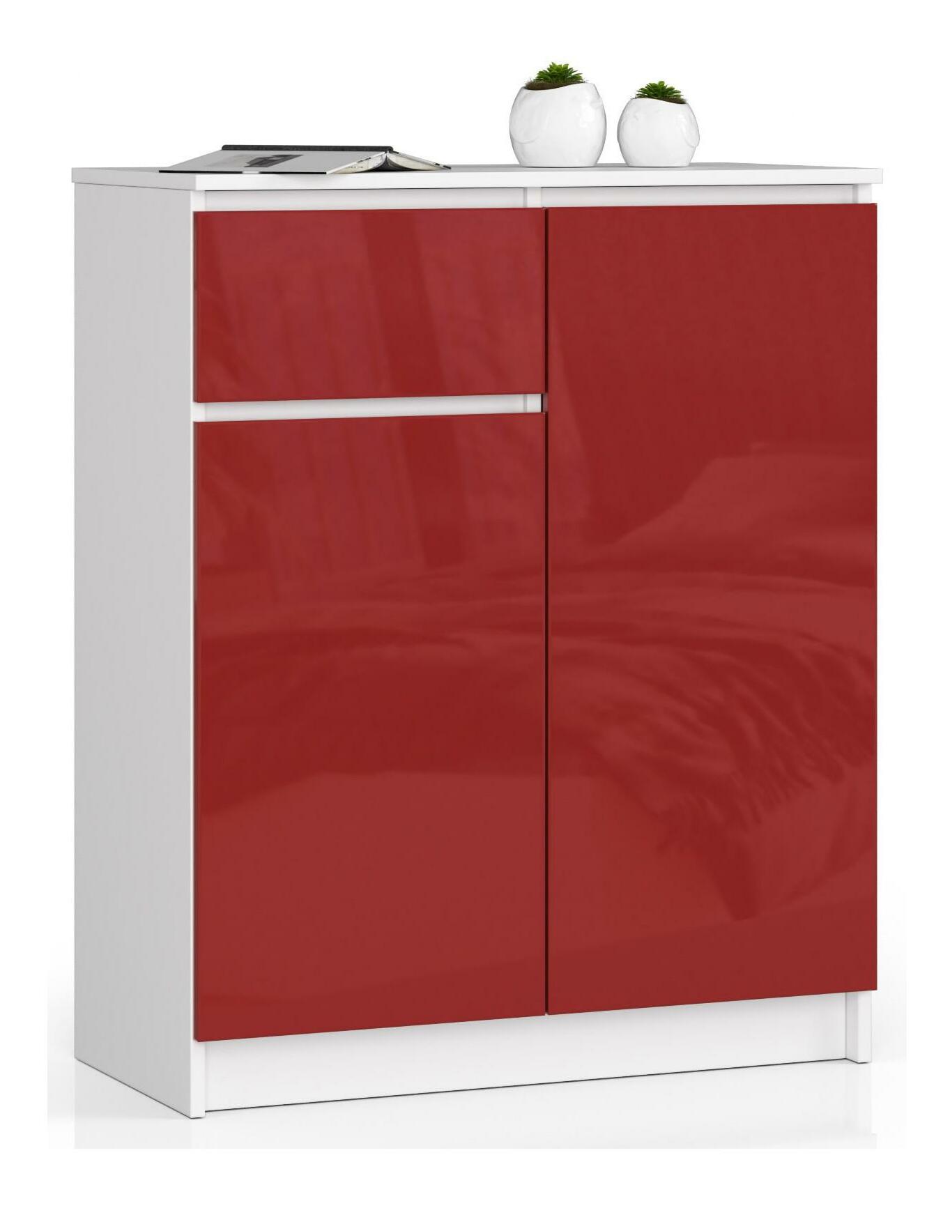 Komód Kaveri (fényes piros)
