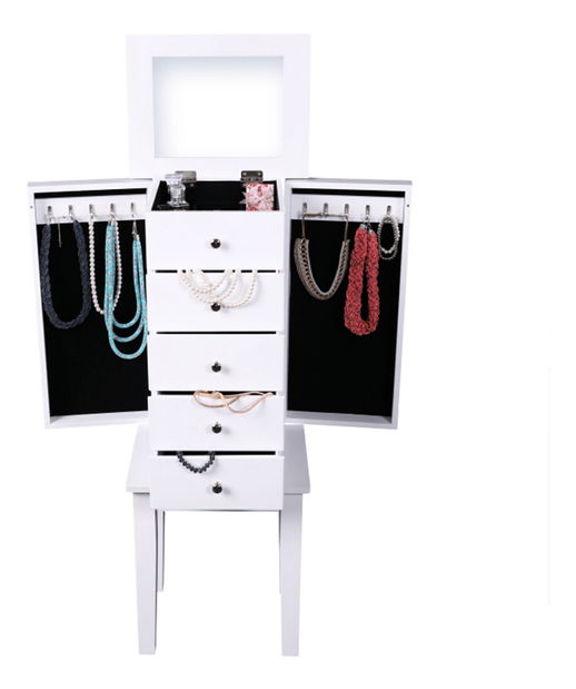 Cutie bijuterii Dylan (alb)