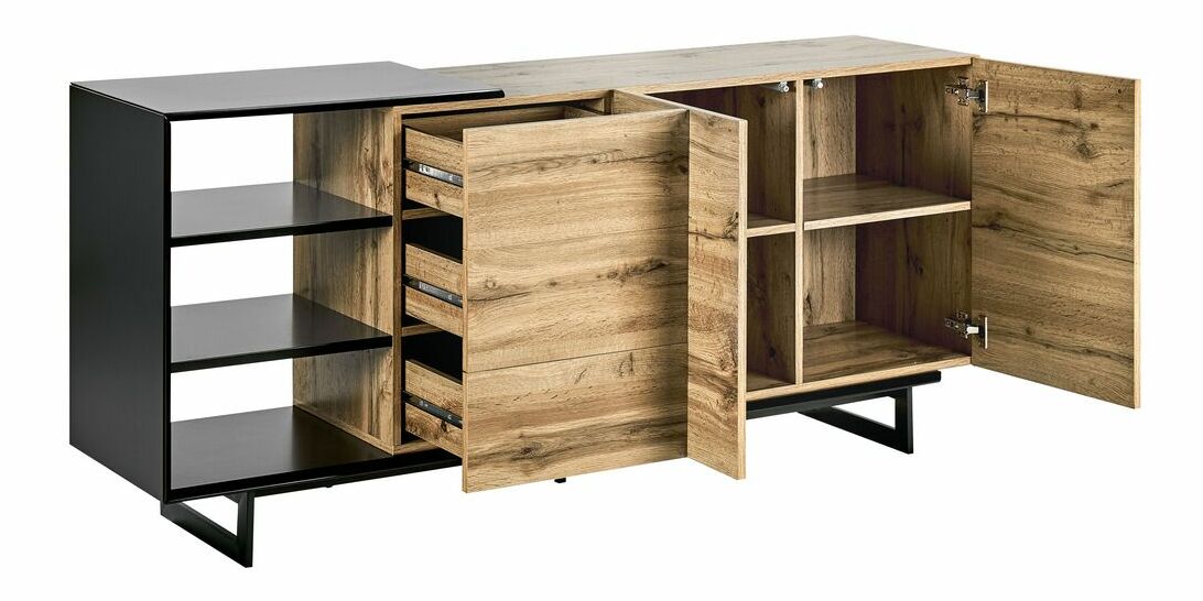 Comodă Finnick (lemn deschis)