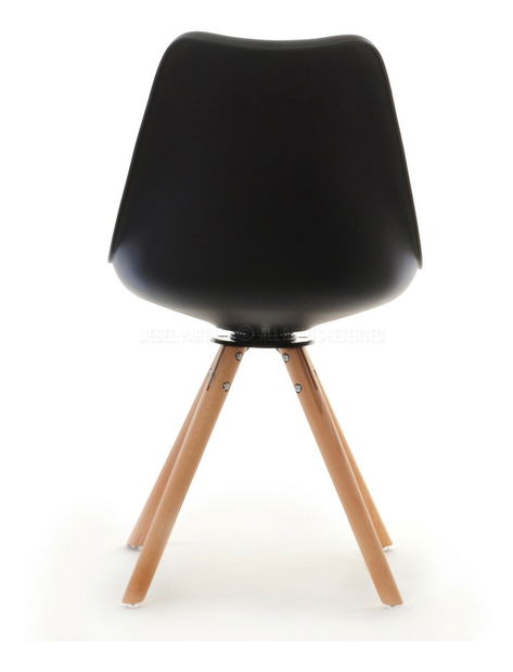 Stolička Large Otoc (čierna + buk)