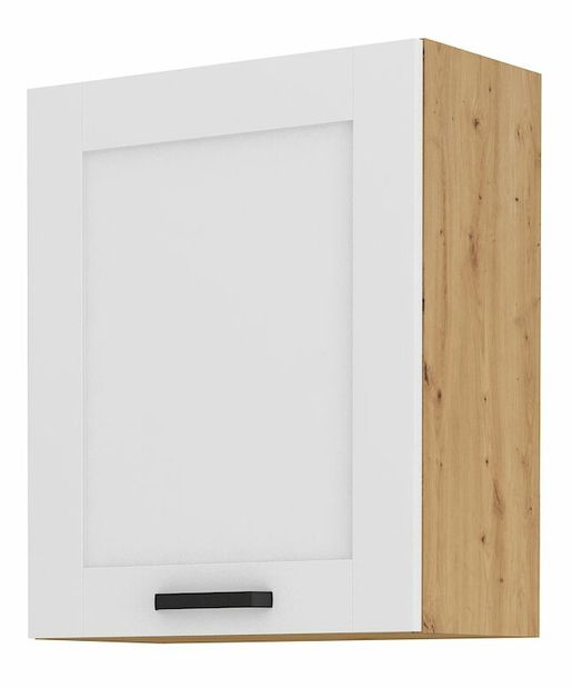 Dulap superior bucătărie Lucid 60 G 72 1F (stejar artisan + alb)