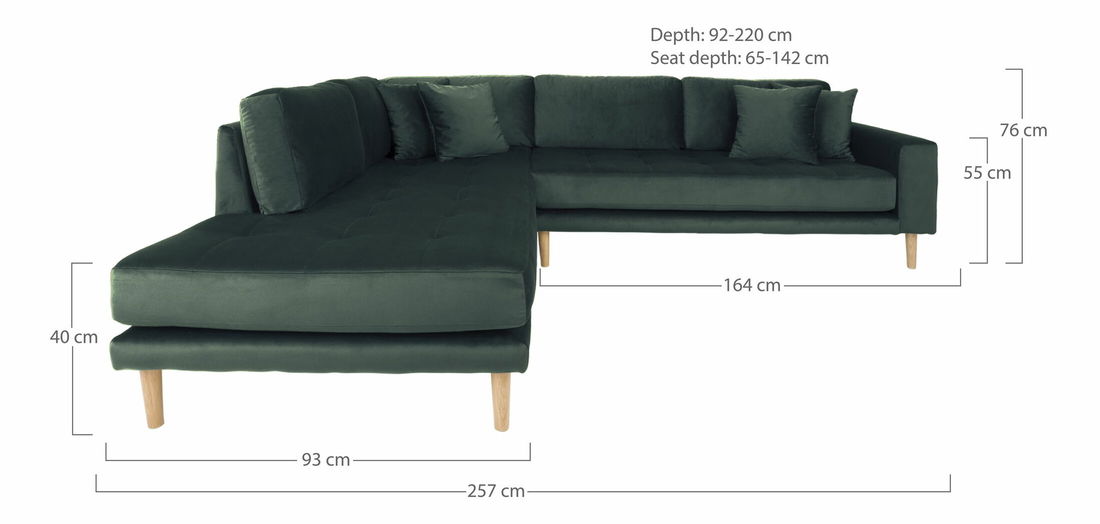 Kutna garnitura (L) Lvaveriaora L (zelena)